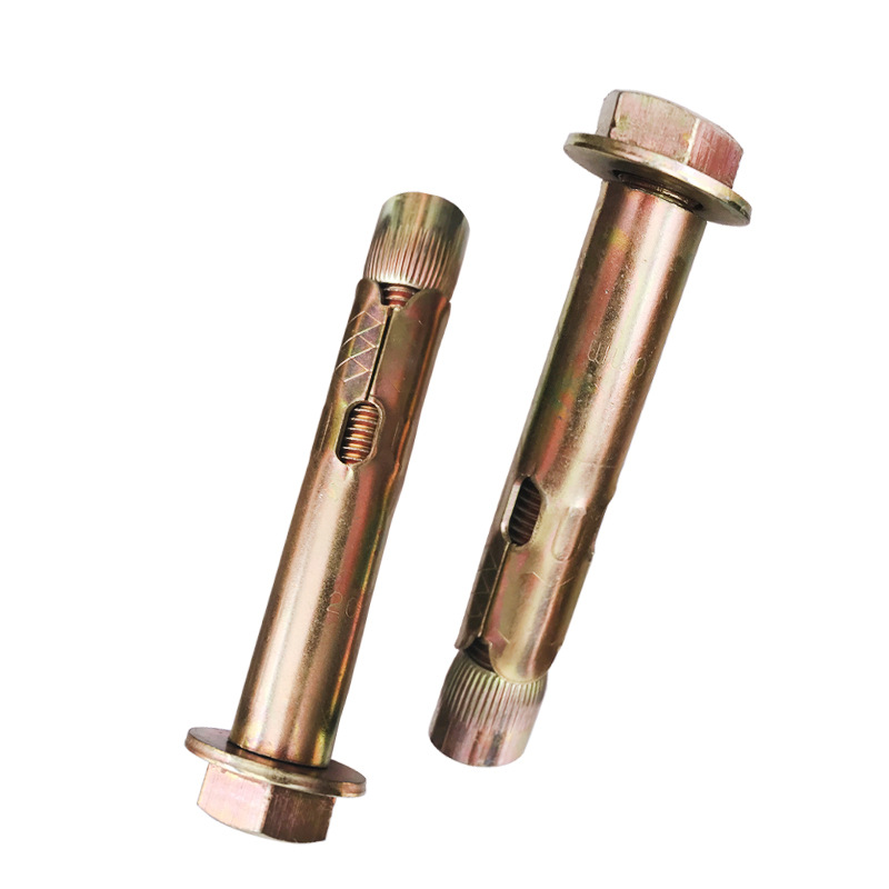 国标m10外六角内膨胀螺丝m12六角套管m8地板专用m16内置膨胀螺栓