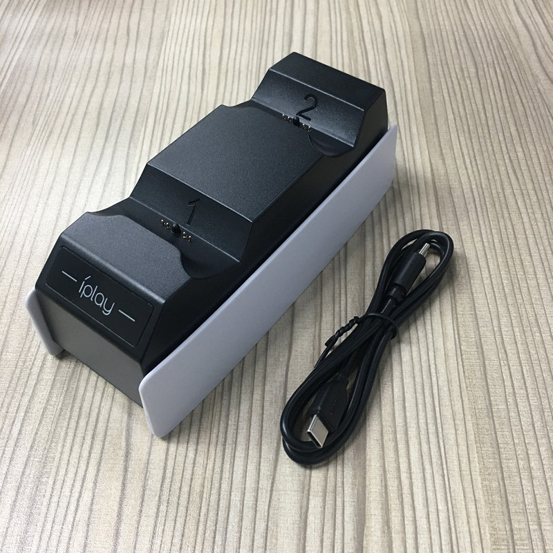 ps5无线手柄座充ps5游戏手柄双充充电底座ps5手柄充电器带充电线