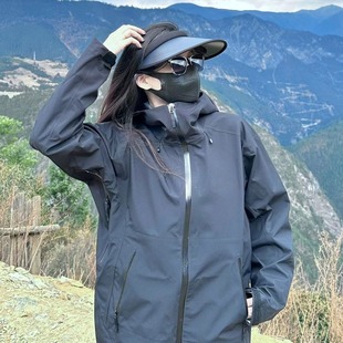 加拿大moose3q经典金剪刀羽绒服男女情侣加厚银狐毛领户外滑雪装