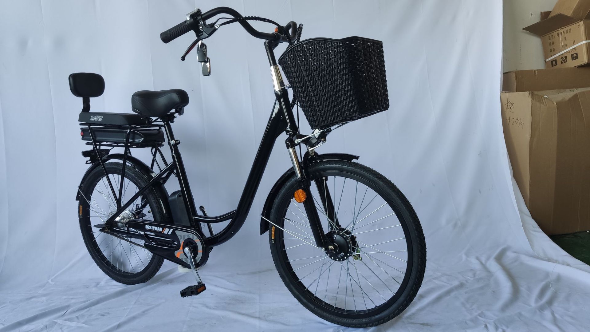 月销1000 26寸电动自行车锂电池外贸电动车电动车公主车城市车