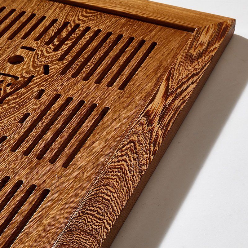 实木茶桌配件漏水板 嵌入式 中间盖板 茶盘茶台面板盖 可配不锈钢