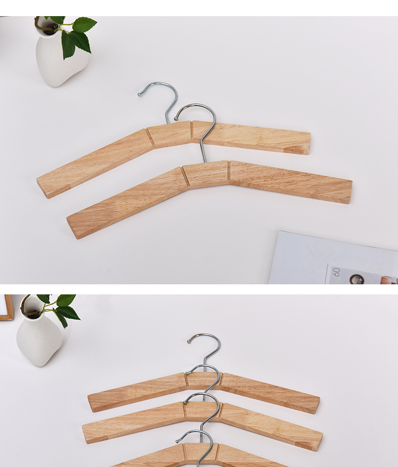 创意衣架宠物儿童衣架服装店衣服架防滑衣挂衣撑木头木质衣服架子