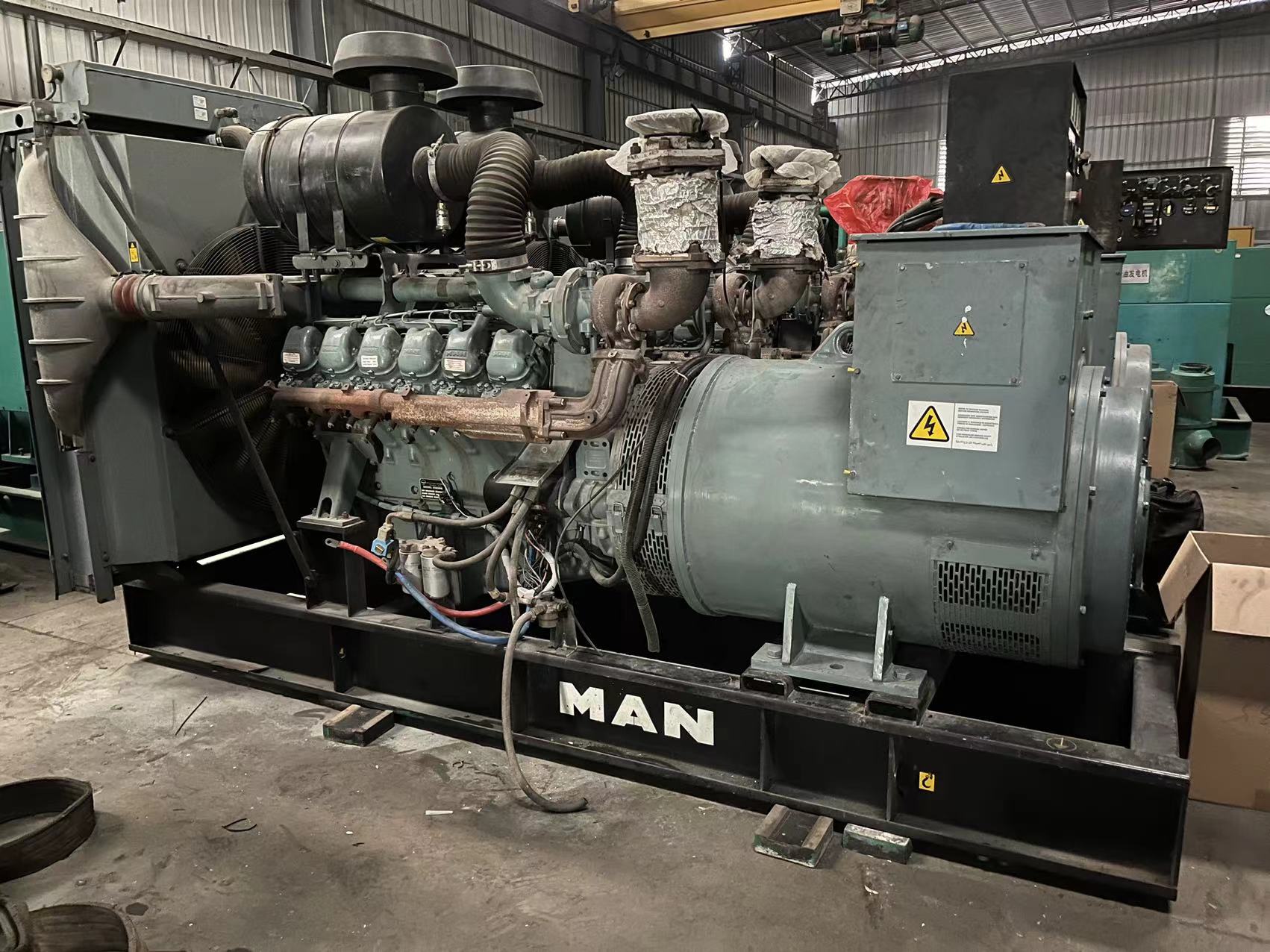 690kw二手宝马柴油发电机组进口品牌二手发电机组