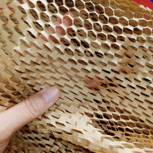 跨境批发 缓冲蜂巢填充牛皮打包纸 化妆品包装纸防潮防震蜂窝纸