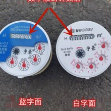 S228水表芯家用水表机芯数字指针旋翼式立式IC卡智能表配件防腐耐