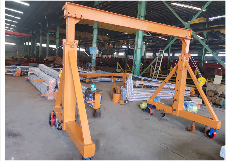 手推式龙门架 0.5吨1吨2吨室内小型龙门吊 可拆卸起重机龙门架