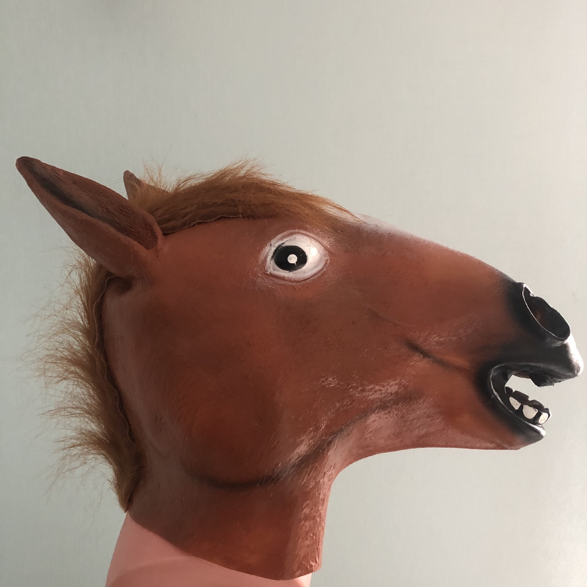 马头面具 cosplay化妆舞会搞怪搞笑万圣节马头动物面具头套犬马君