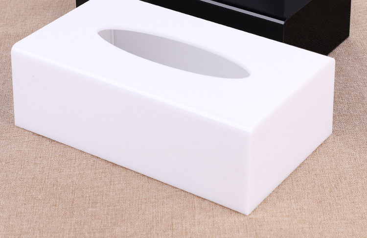 亚克力纸巾盒酒店ktv抽纸盒餐厅长方形餐巾纸抽盒商用宾馆餐巾盒