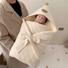 韩国新生婴儿棉抱被新生儿宝宝用品初生春秋冬季包巾盖毯待产包