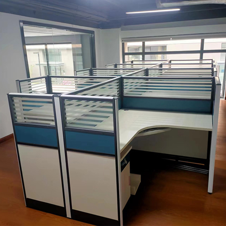 职员屏风办公桌子简约员工办公室电脑桌椅组合隔断工位财务工作桌