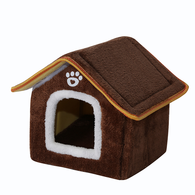 Warm Pet Nest Puppy Kennel Teddy Bear Medium and Small Dog Pet Supplies Cat Nest Cat House Four Seasons Universal