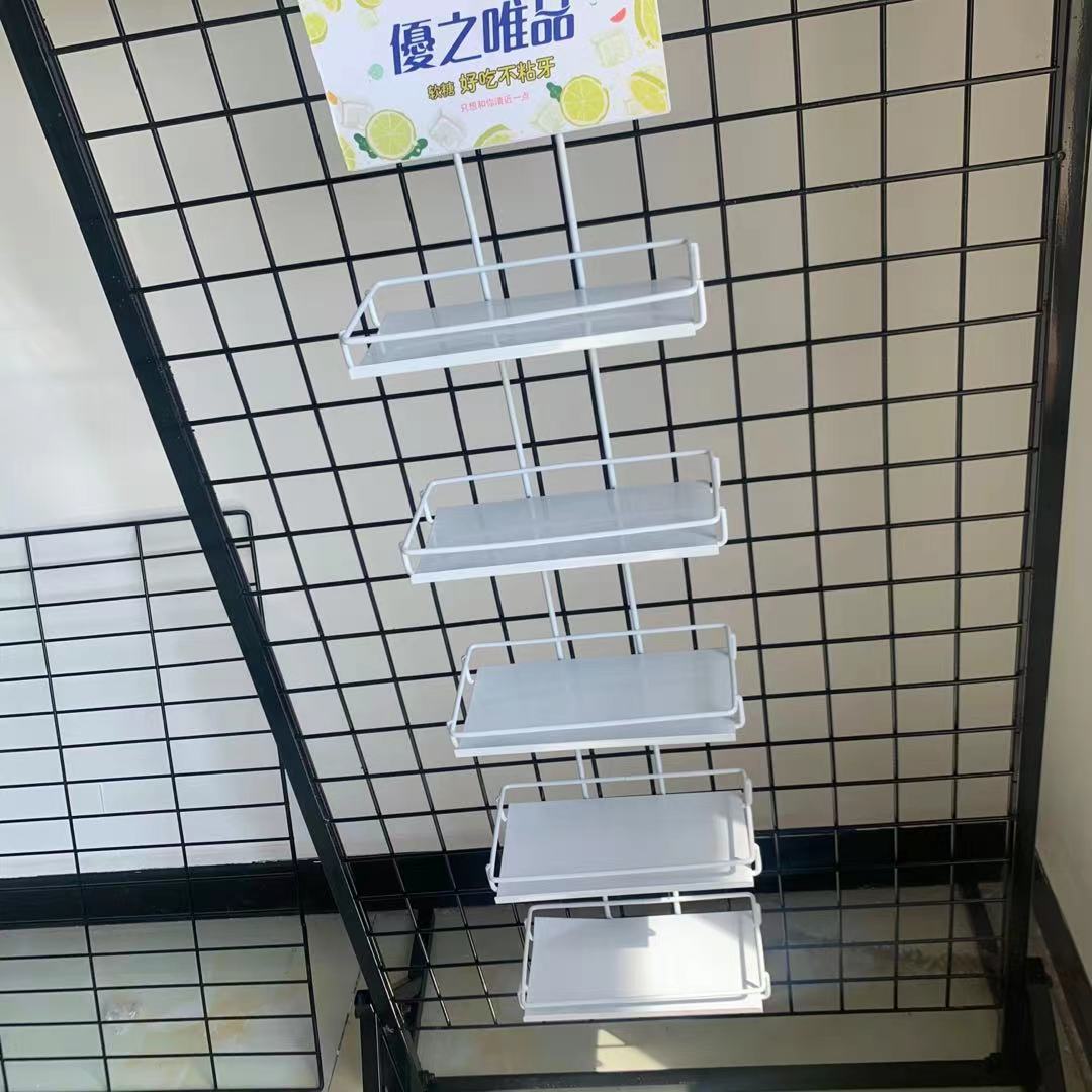 食品陈列架超市杜蕾斯展示架 金属铁艺货架铁丝架 挂式摆放架挂架