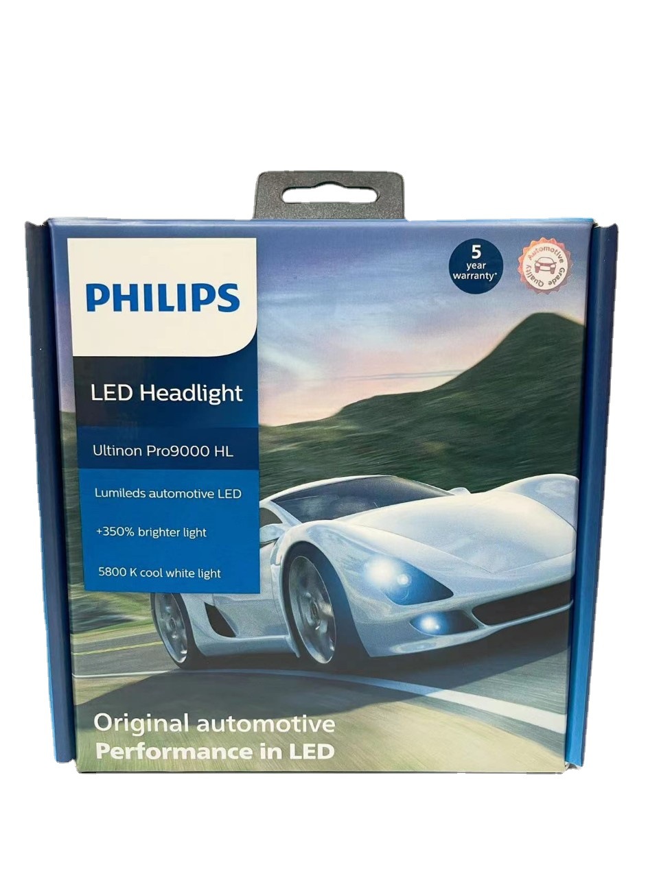 飞利浦新极昼光led汽车大灯灯泡强光12v24v远近光雾灯增亮350批发