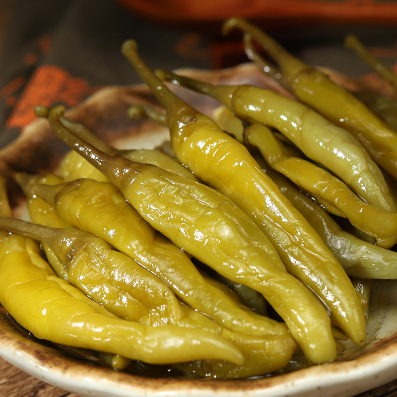 【泡椒】安徽酸辣椒腌尖椒罐装瓶装农家自制泡辣椒腌制咸菜