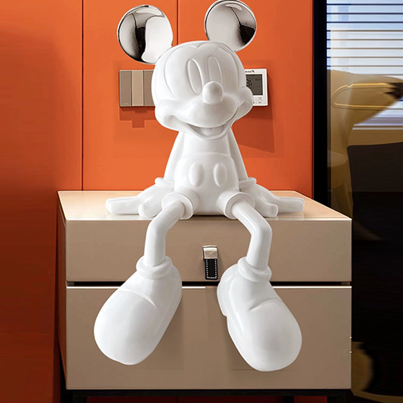 Sitting Mickey Decoration Living Room TV Cabinet Entrance Decoration Decoration Cartoon Mickey Mouse Big Artistic Home Decoration