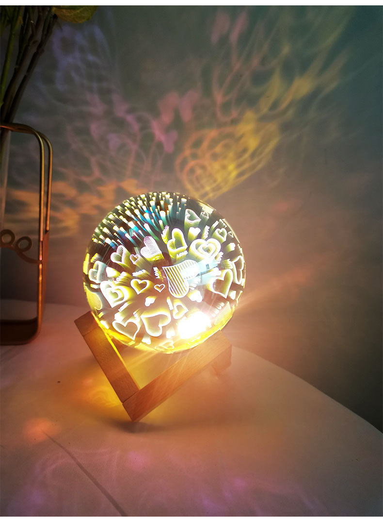 创意星球台灯 led月球星空灯简约儿童卧室床头氛围灯装饰小夜灯具