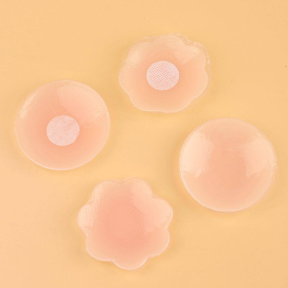 隐形硅胶胸贴硅胶乳贴 乳头贴 防走光 防凸点胸贴粉盒