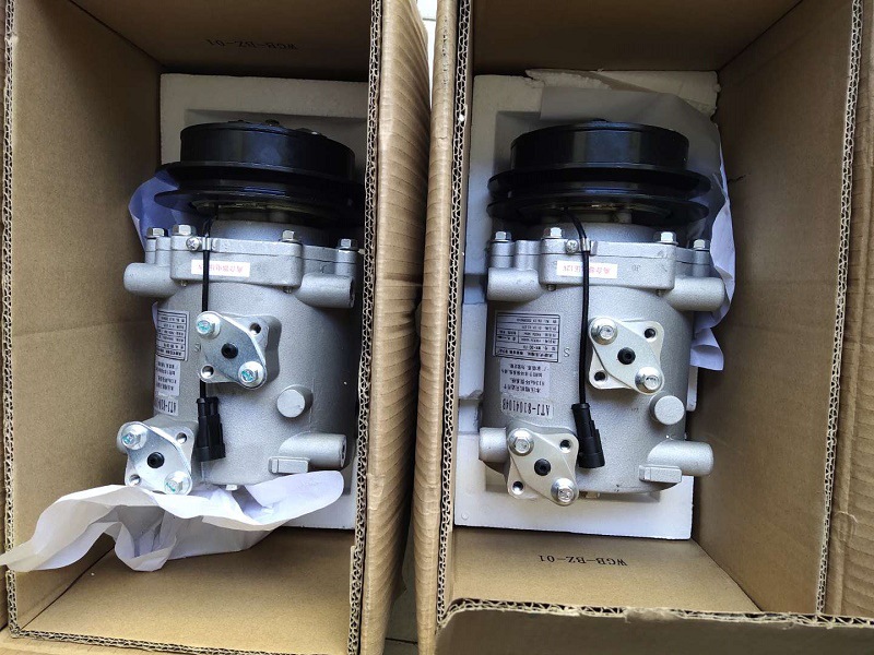 适用全新原厂奥特佳wx-30-f汽车空调压缩机金旅考斯特空调冷气泵1