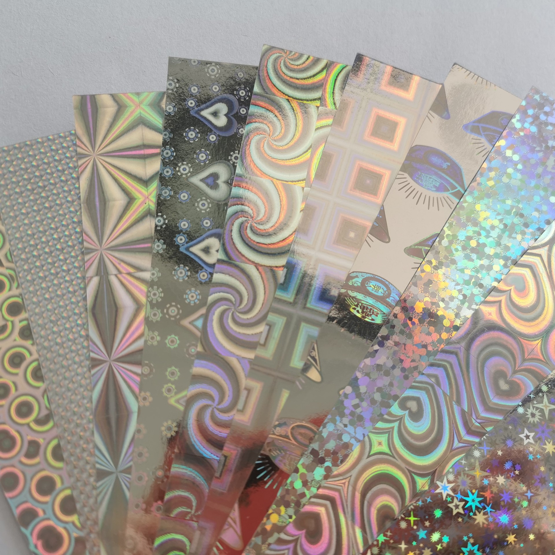 【厂家直供】镭射不干胶双面不干胶定制印刷包装镭射膜