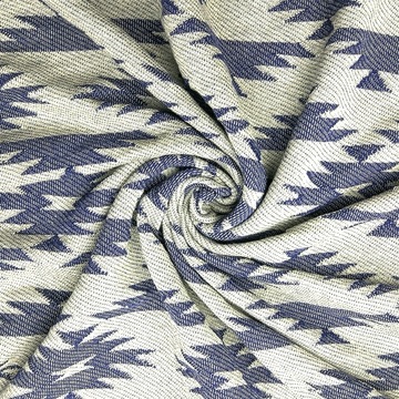 色织粗针起绒布料服装面料色织大提花粗针布法国卫衣毛圈拉绒布料