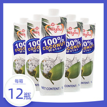 泰国进口食品  梅苏100%椰子水 便利点货源夏日果汁饮品批发1L