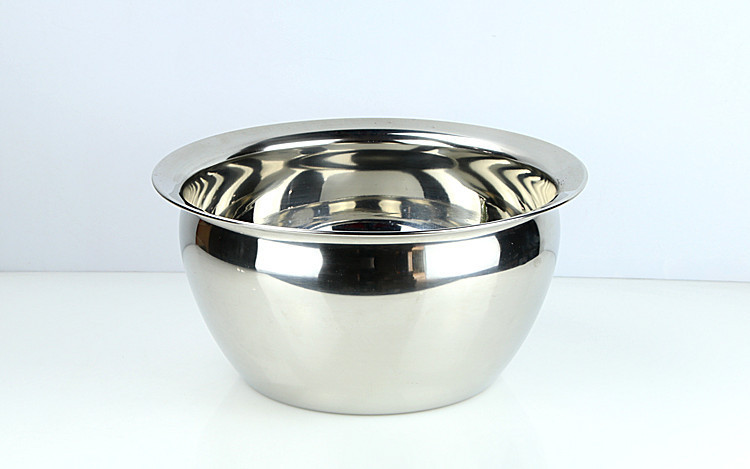 不锈钢胀形油鼓 特厚无磁多用油钵油盆厨房酒店用品 不锈钢面盆