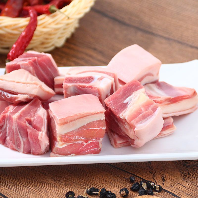 乐蒙特带皮带骨羊肉块新鲜手抓内蒙散养羔羊肉现宰速冻羊排羊腿肉