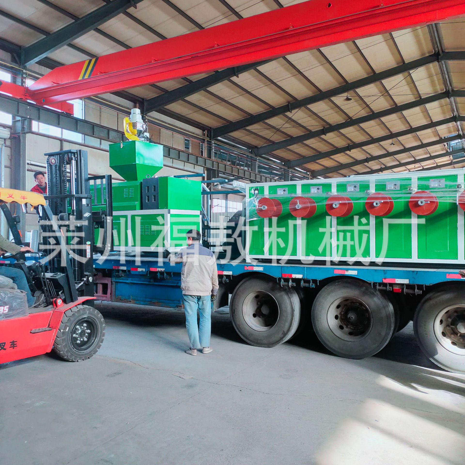 莱州福敖 pppe塑料圆丝抽丝机 渔网丝绳网抽丝设备建工线拉丝机