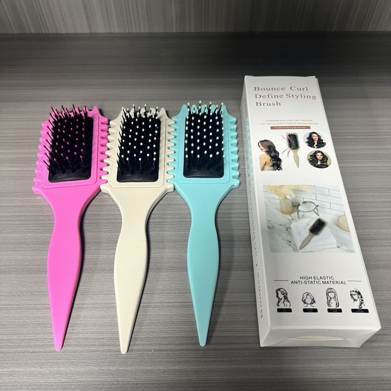 hairdressing supplies comb bounce curl definition styling comb new hair style hairbrush tv products