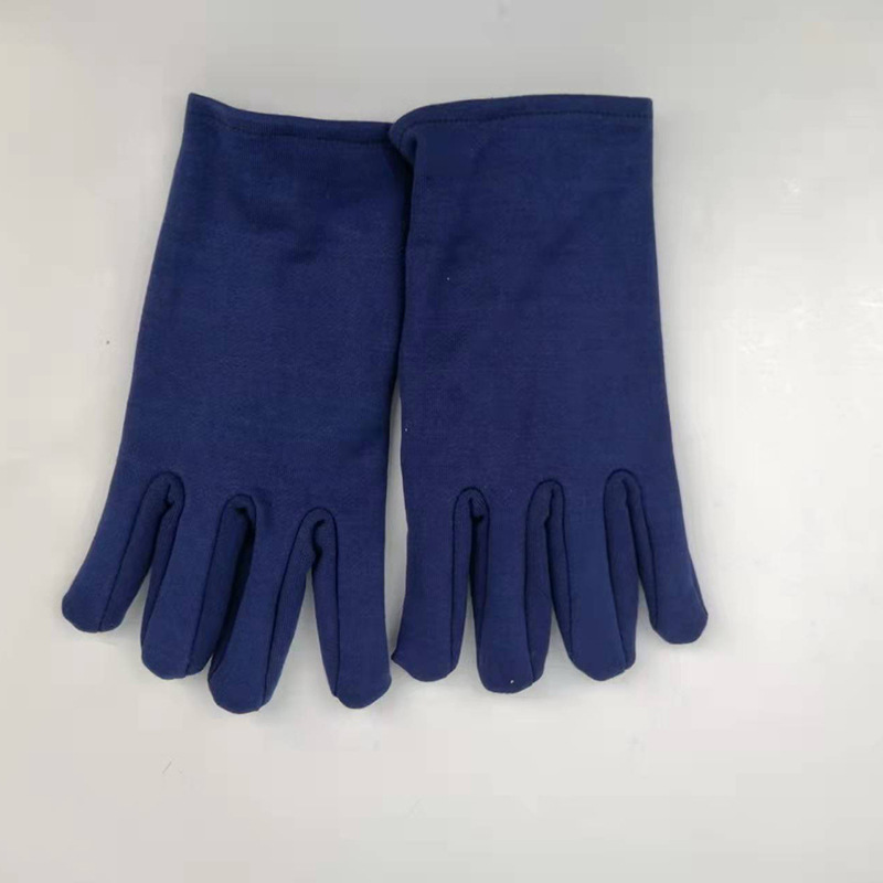 厂家批发加绒加厚劳保针织绒布手套防寒工用优质棉线防静电手套