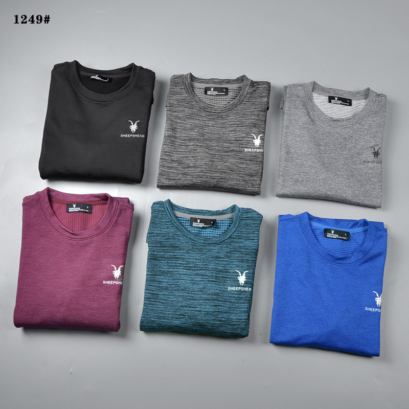 羊头男款运动训练休闲打底保暖摇粒绒保暖长袖上衣