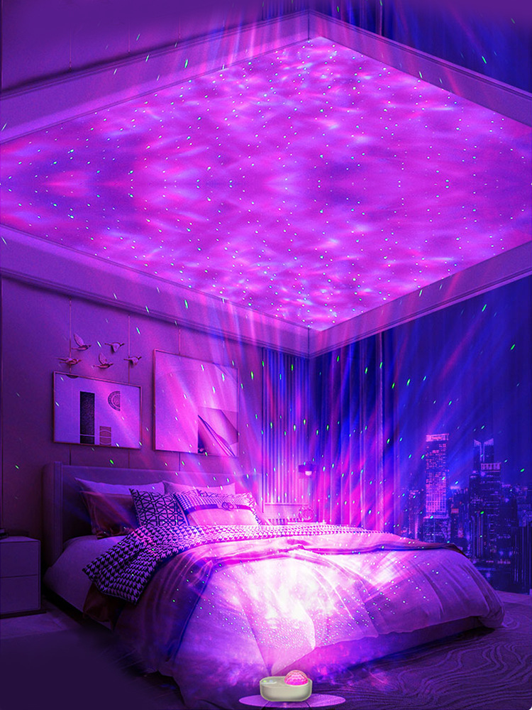 卧室床头情趣灯浪漫海洋星空投影仪夫妻调情侣氛围房间装饰小夜灯