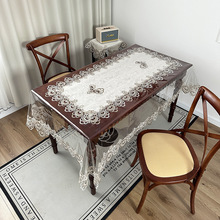 PVC桌布防水防油免洗高级感长方形餐桌布欧式茶几垫台布一件代发