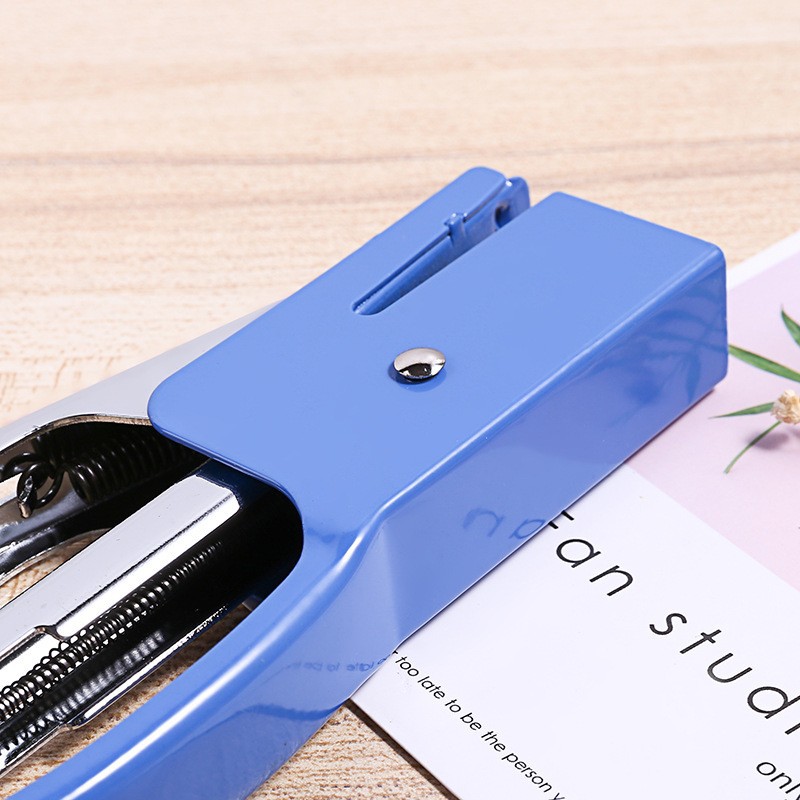 Factory Direct Supply Wholesale Take out Take Away Durable Bookbinding Machine Handheld Stapler Metal 12 No. Effortless Stapler