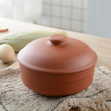 1VPR紫砂陶瓷蒸蛋碗 带盖蒸碗 蒸米饭碗蒸菜碗 土碗土钵米线碗 泡
