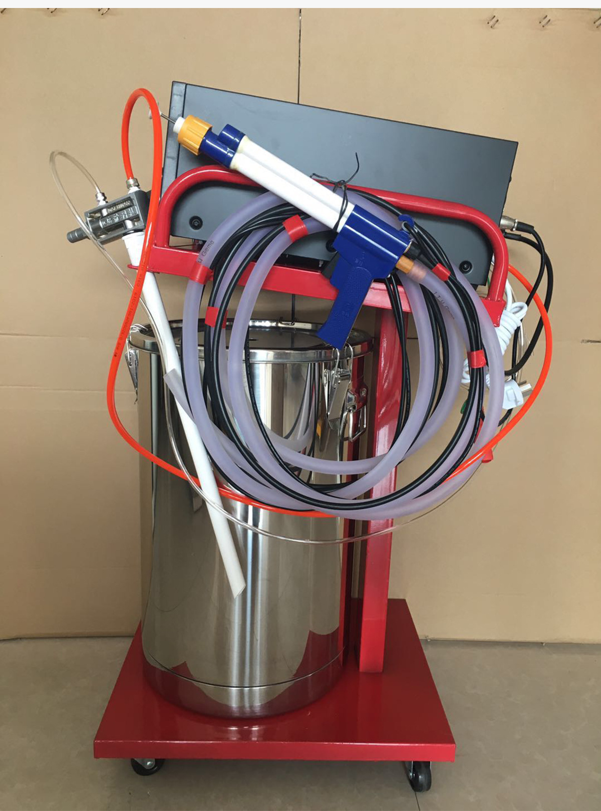 厂家供应静电喷涂机静电喷塑机静电喷粉机高温喷烤漆房喷塑设备