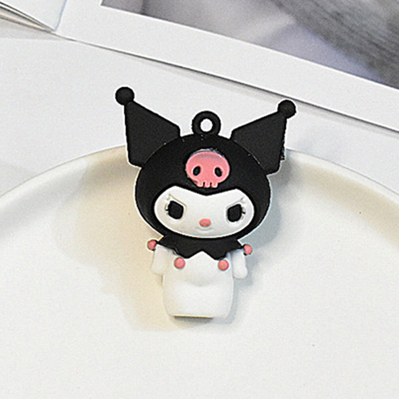 New Cartoon Hello Kitty Melody Keychain Accessories Cute Cool Penguin Cinnamoroll Babycinnamoroll Clow M Bag Ornaments