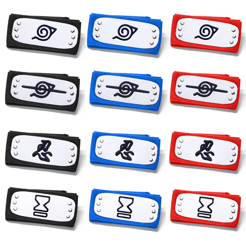 忍者护额 木叶 晓组织 叛忍 忍者 鸣人头带 动漫周边现货