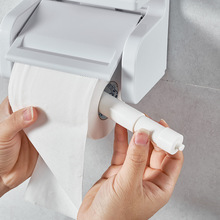 卫生间墙挂卷纸筒塑料伸缩棒塑料纸盒手纸中心轴杆纸巾盒弹簧芯