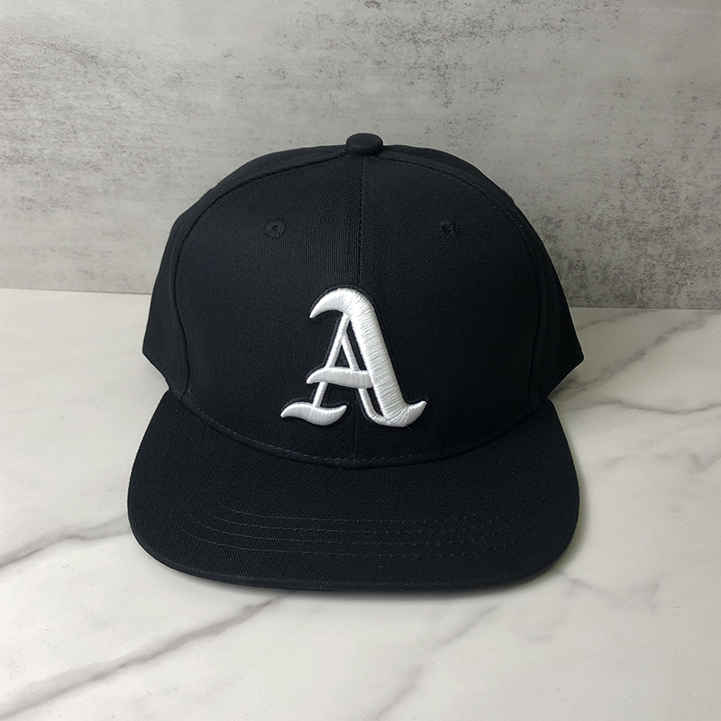 mlb帽子男字母嘻哈平檐帽街舞平沿帽ins潮牌女棒球鸭舌帽外贸批发