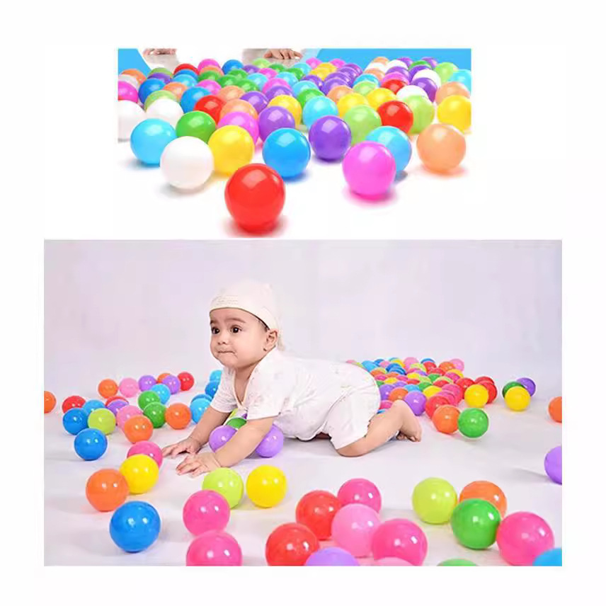 Marine Ball Home Indoor Baby Colorful Thickened Bounce Ball Large Playground Factory Wholesale Educational Toys