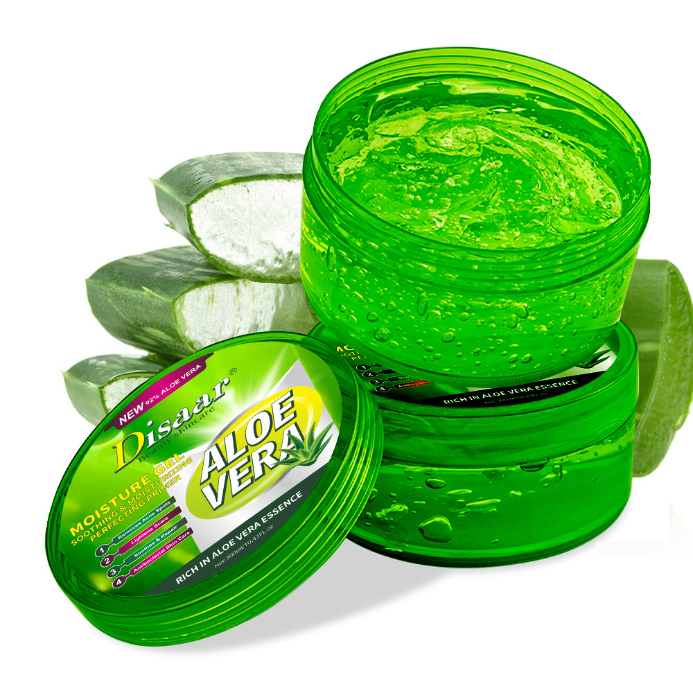 disaar跨境芦荟胶滋润提亮缩小毛孔芦荟凝胶批发aloe vera gel