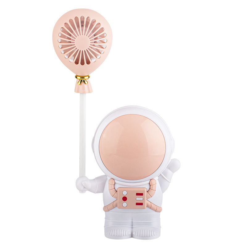 2023 Spaceman Mini Little Fan Usb Charging Student Desktop Portable Hand-Held Electric Fan with Pencil Sharpener