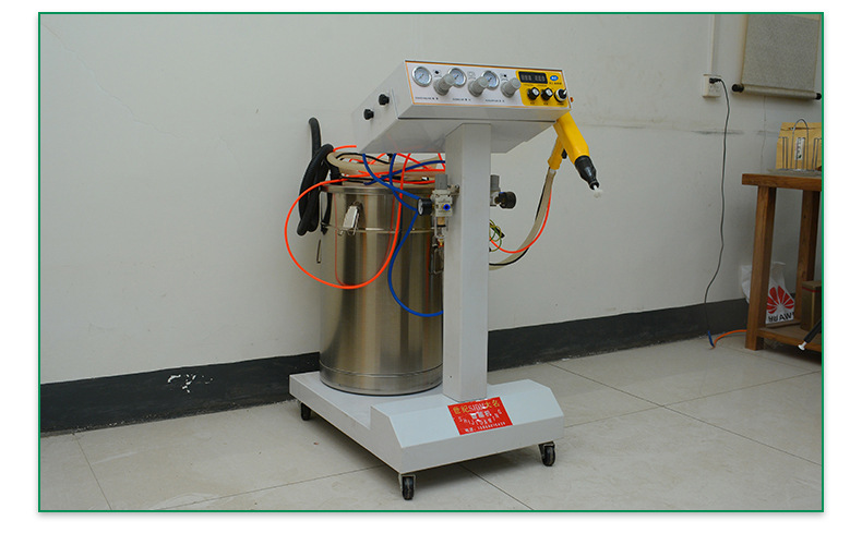 厂家供应五金涂装喷塑设备 静电粉末涂层自动小型喷塑机