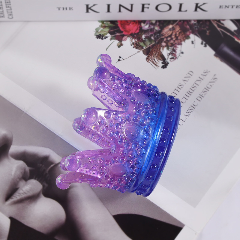 Crown Storage Box Silicone Mold DIY Crystal Glue Ornament Ring Setting Ashtray Resin Mold
