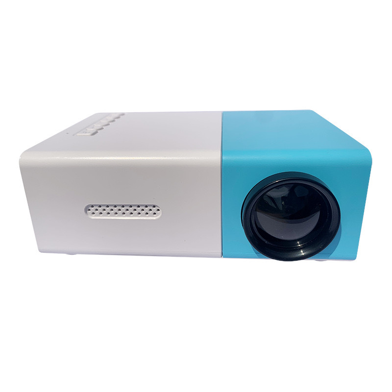 2024 Hot Yellow White Yg300 Mini Projector Home Led Portable Small Projector High