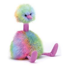 跨境新品Velvet Turkey毛绒玩偶棉花糖系列绒球鸟可多彩色加logo