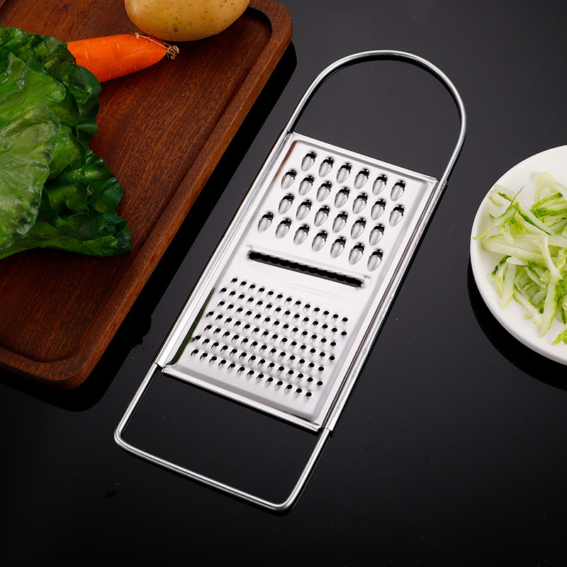 Factory Direct Supply Stainless Steel Multi-Functional Potato Shredder Kitchen Household Melon Fruit Vegetable Radish Grater