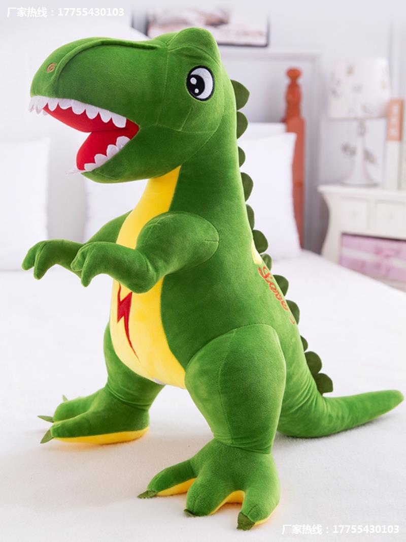 恐龙玩具毛绒仿真霸王龙公仔大号玩偶可爱睡觉抱枕娃娃男孩儿童