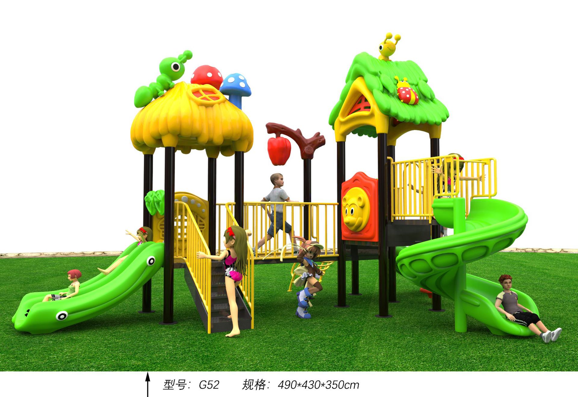 儿童室外游乐滑梯 幼儿园滑滑梯 小区广场游乐园玩具游艺设施设备
